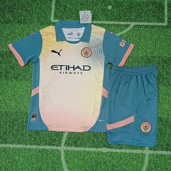 24/25 Manchester City fourth kids kit